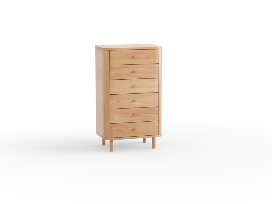 Schrank Tonda 6 Laden, Buche