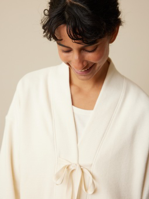 Kimono naturgefärbt, natur