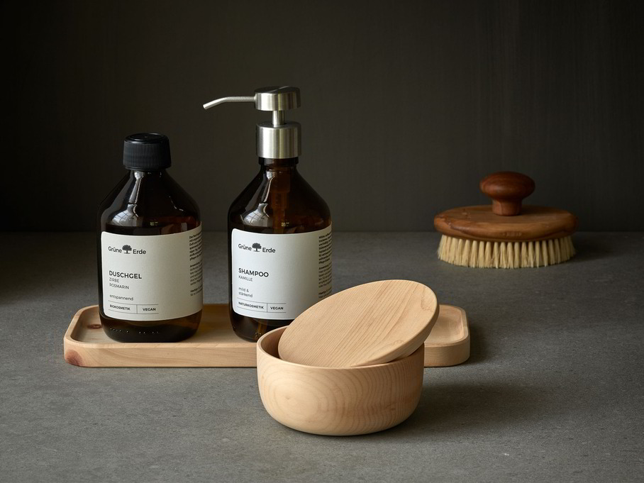 Edelstahl Pumpspender für Shampoo und Duschgel