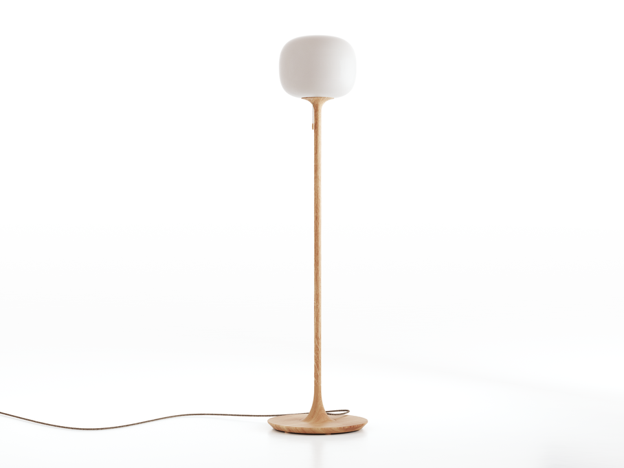 Stehlampe Tando, Eiche