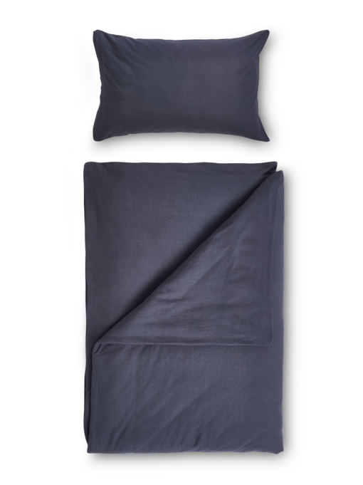 Kissen- und Deckenueberzug ANNA, nachtschattenblau