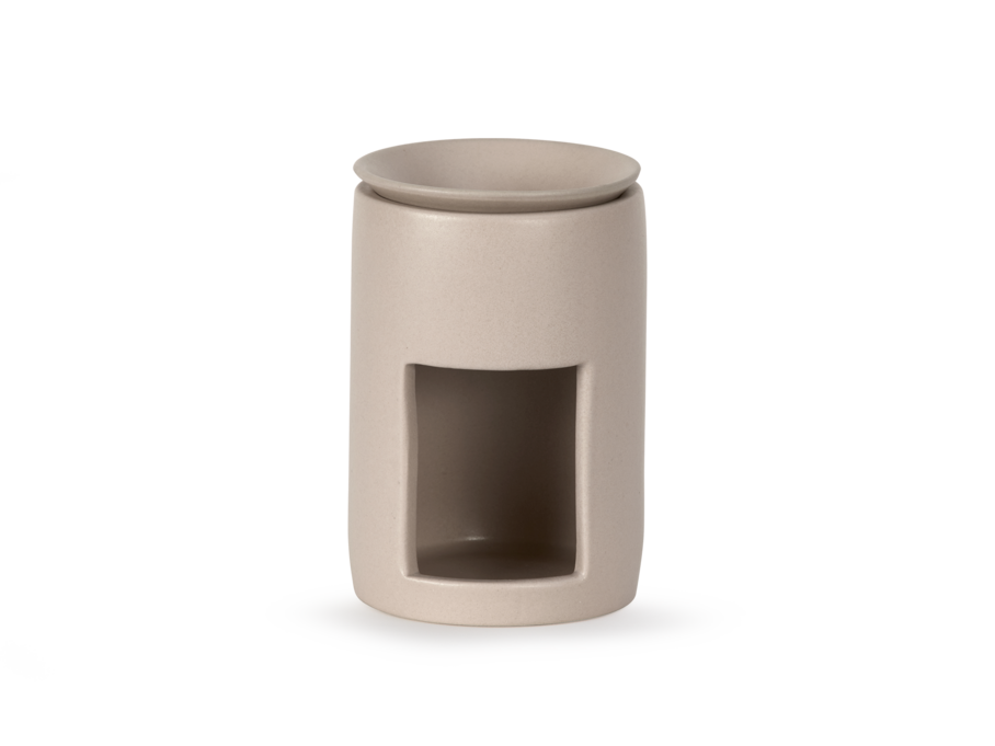 Duftlampe aus Keramik, creme