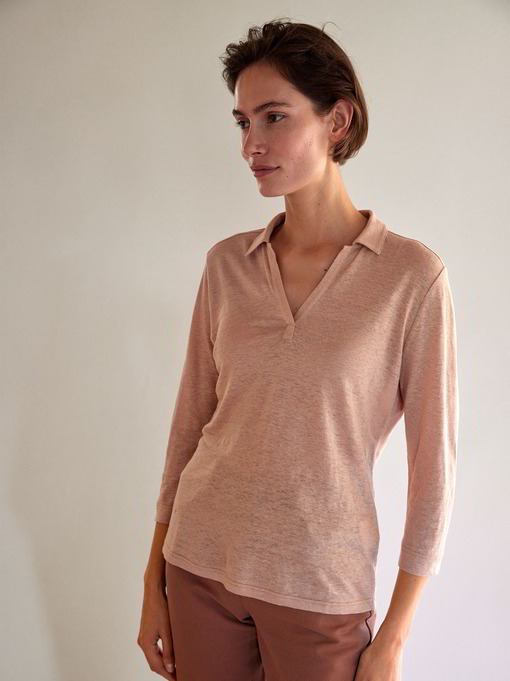 Blusenshirt, sandelholz