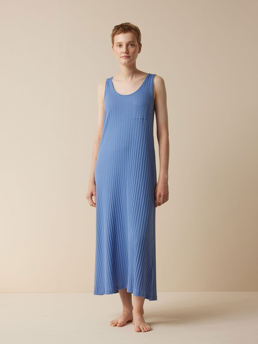 Kleid aus Bio Baumwolle, meerblau