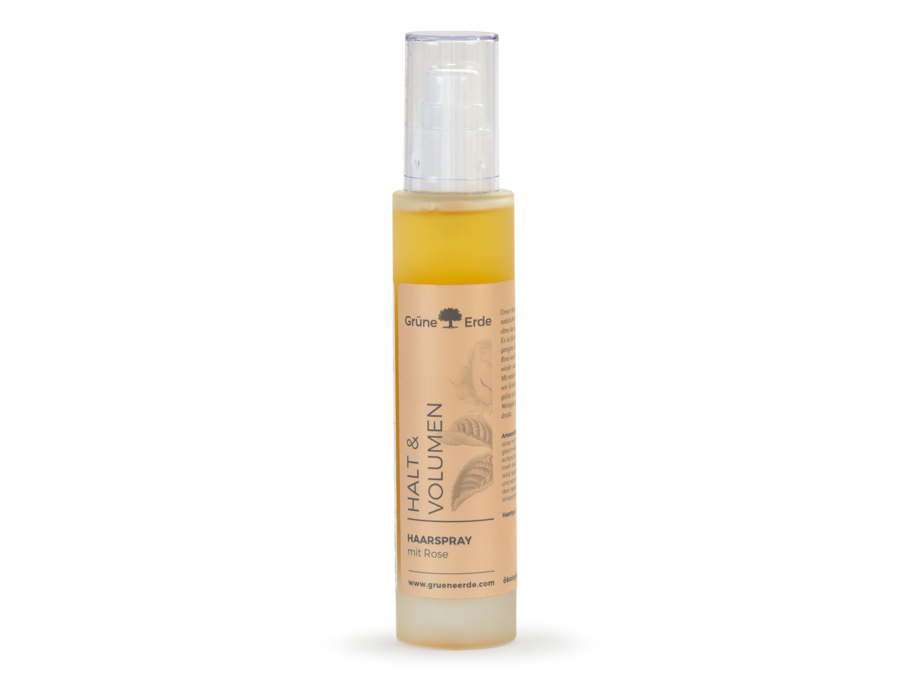 HALT & VOLUMEN Haarspray mit Rose