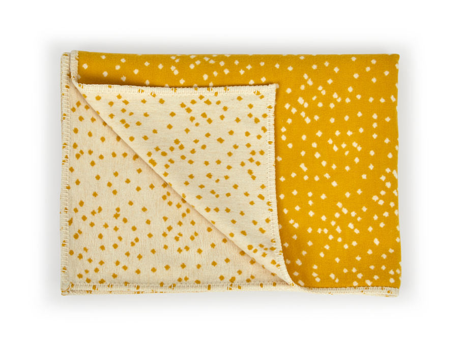 Wohndecke Pünktchen limone