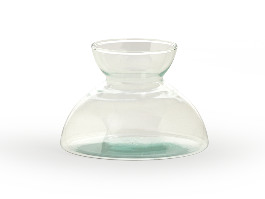 Vase aus Recyclingglas