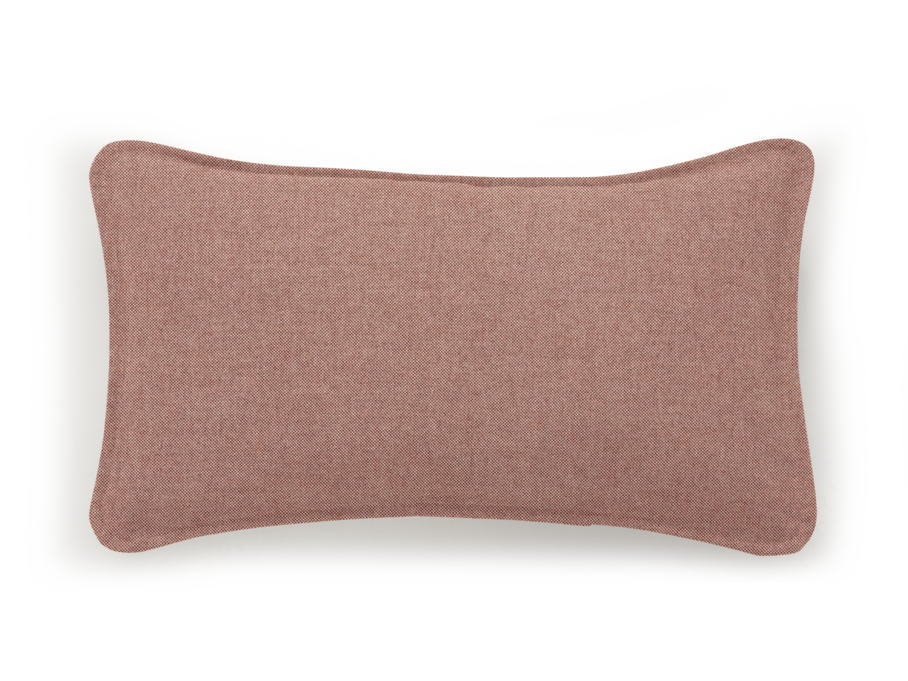 Sofakissen Doppio, 30 x 50 cm, Wollstoff Elverum Ziegel
