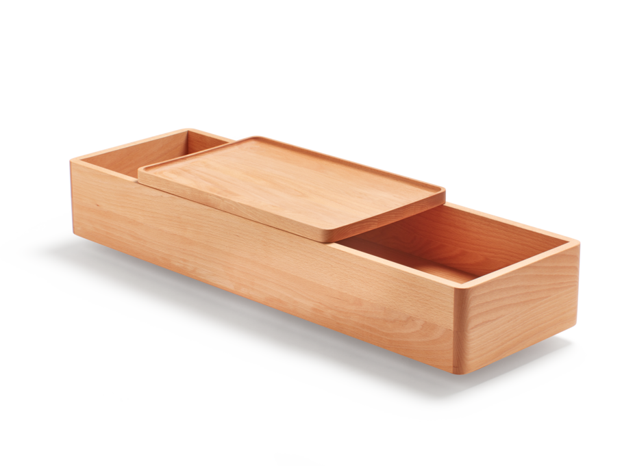 Sofa Alani Holzschütte inkl. Schiebedeckel, Buche