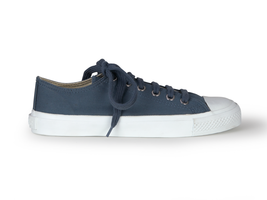 Baumwoll-Sneaker, taubenblau