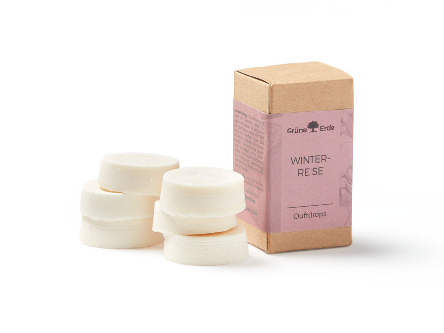 6 Duftdrops aus Rapswachs, WINTERREISE