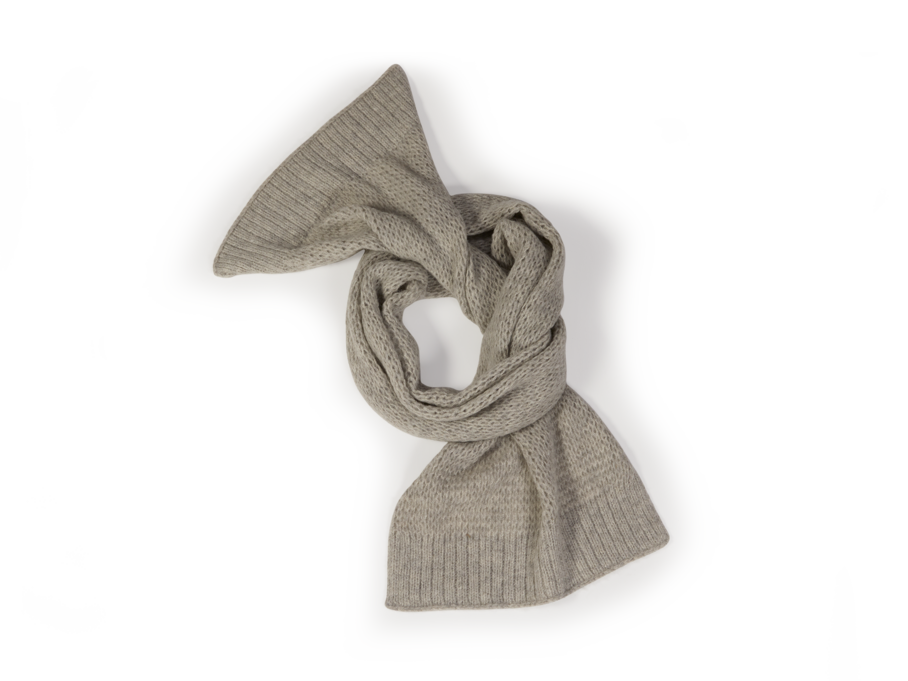 Schal-Strick, grau melange, one size