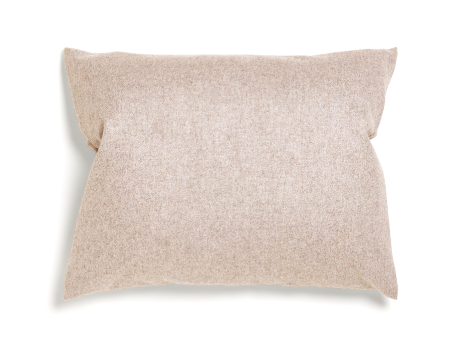 Armlehnenkissen, Stoff Wollstoff Stavang Sand
