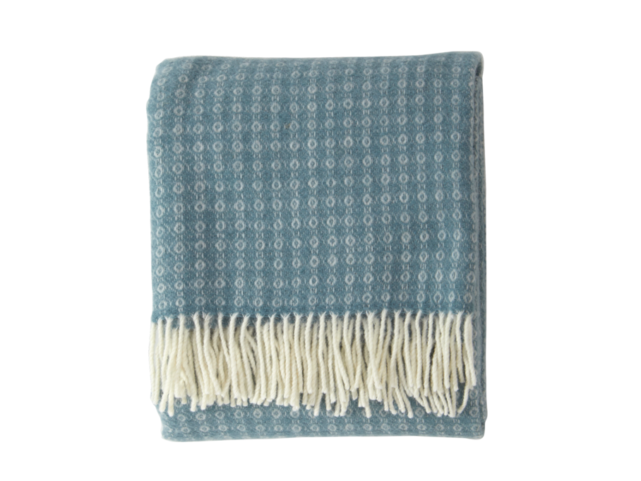 Wohndecke Antonia, pastellblau