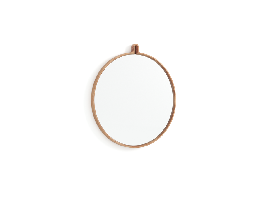 Spiegel Abea, Ø73 x H 79 cm, Eiche