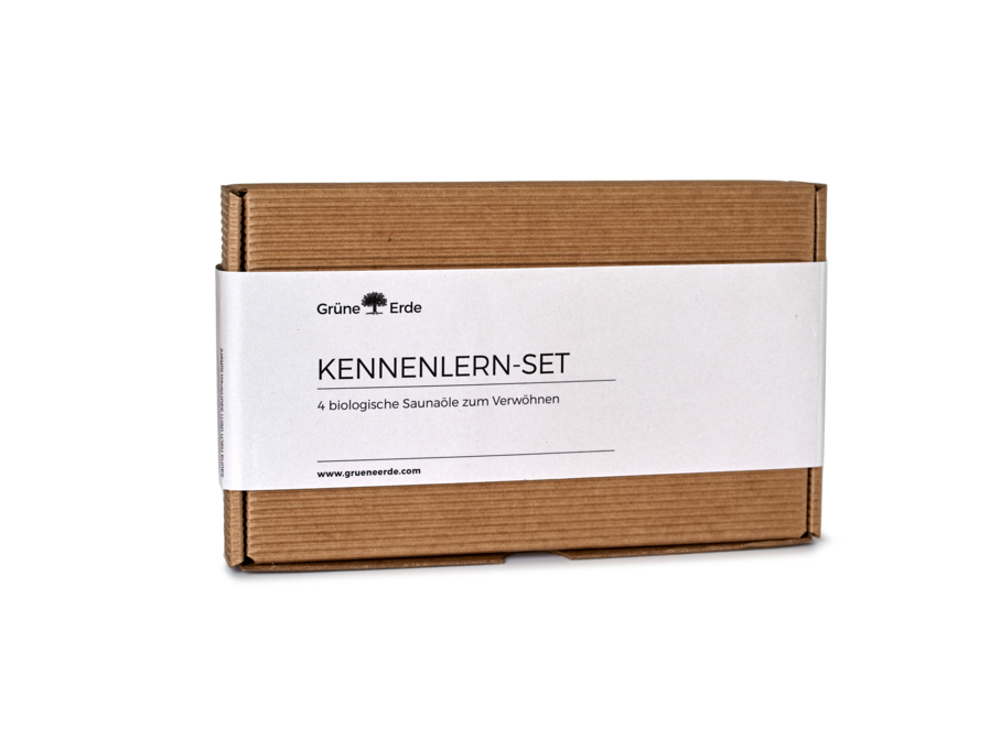Kennenlern-Set: 4 biologische Saunaöle zum Verwöhnen
