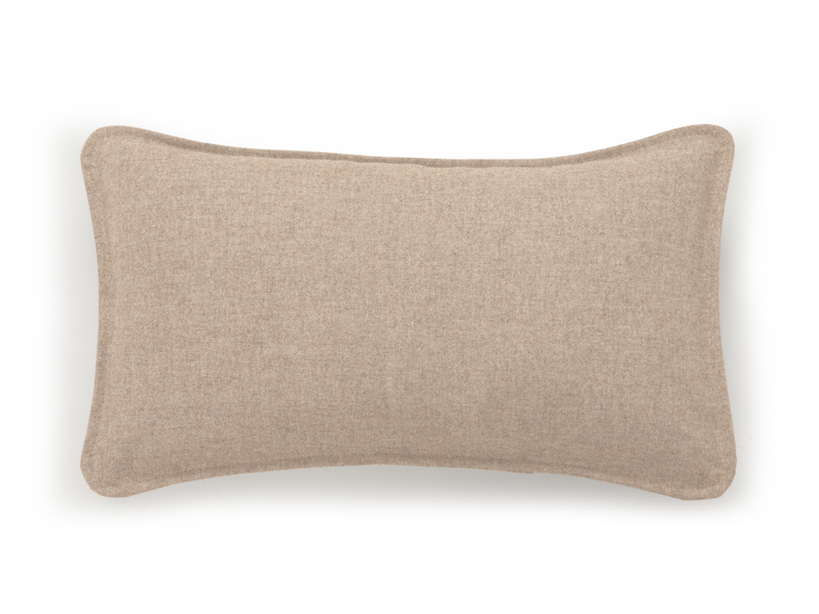 Sofakissen Doppio, 30 x 50 cm, Wollstoff Stavang Sand