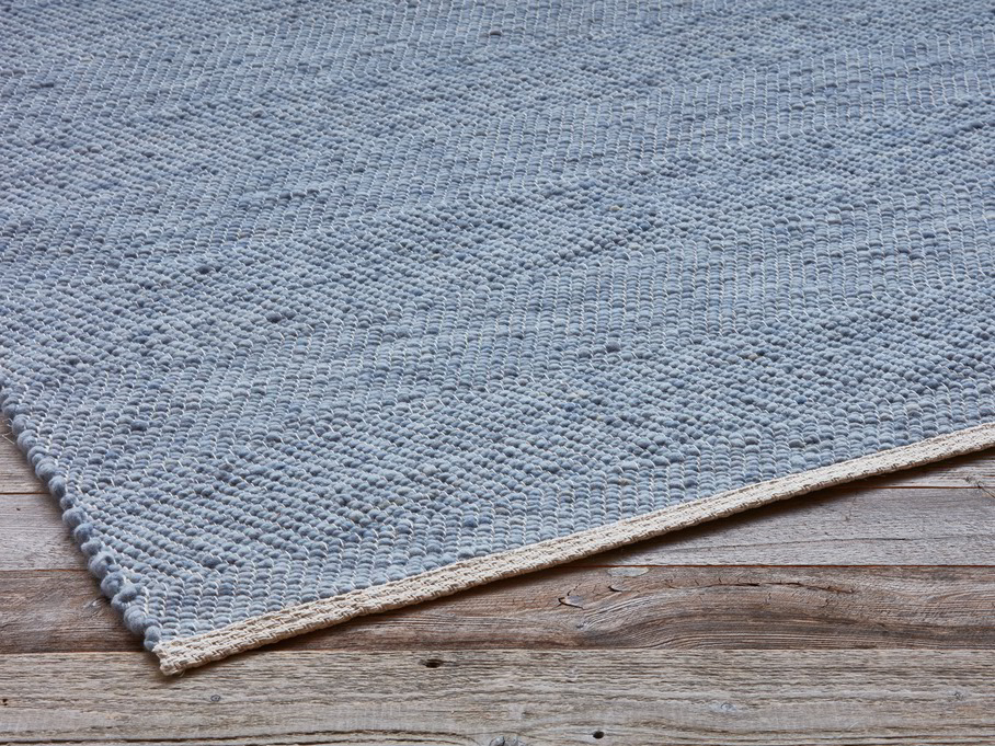 Schafschurwoll-Teppich PASCOLO, Blaugrau