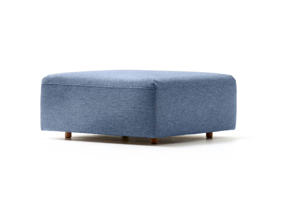 Hocker Sereno, bodennah, Buche, Wollstoff Elverum Ozean