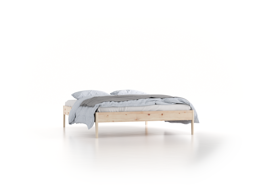 Bett Almeno, 160 x 200 cm, ohne Betthaupt, Zirbe