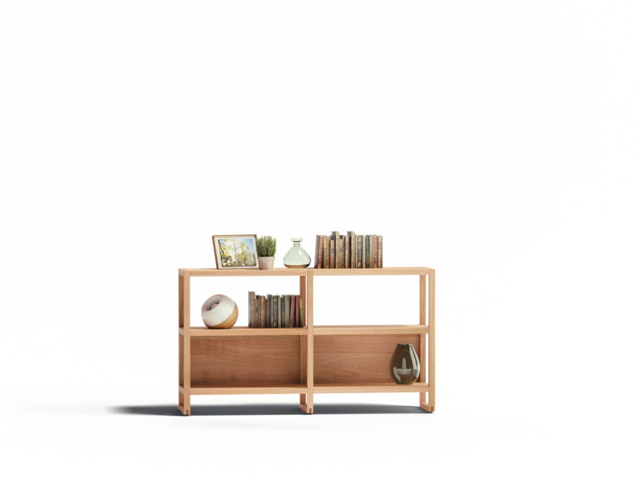 Regal Quint Buche, Variante 6, B 1565 x T 351 x H 890 mm