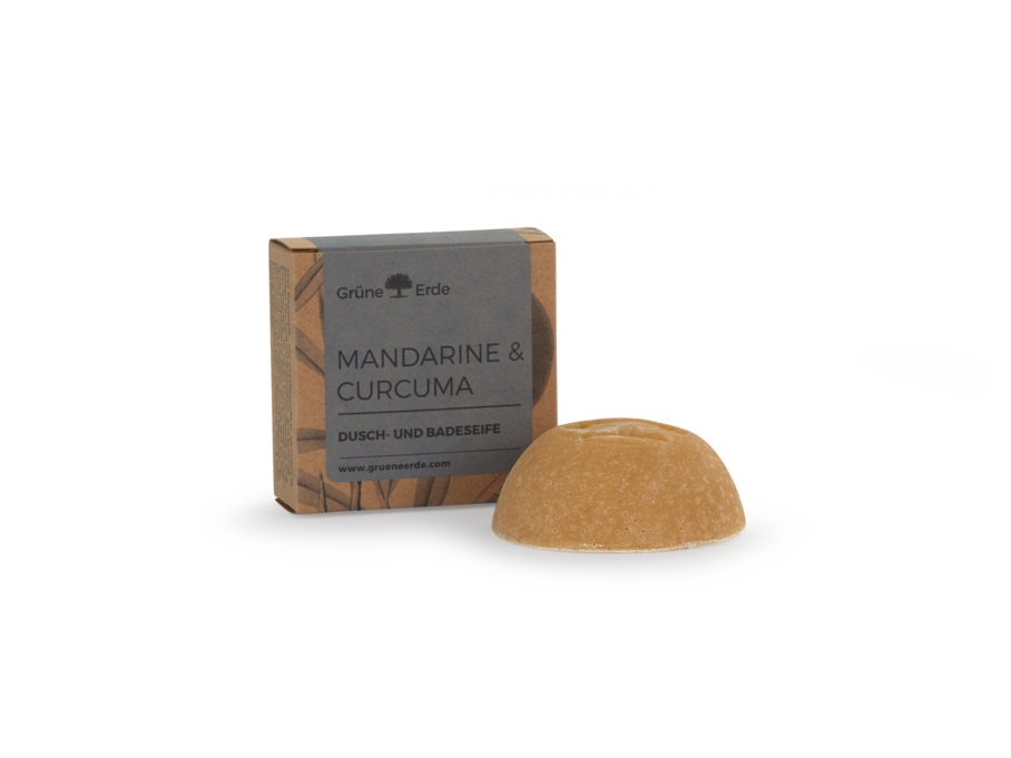 MANDARINE & CURCUMA Dusch- & Badeseife