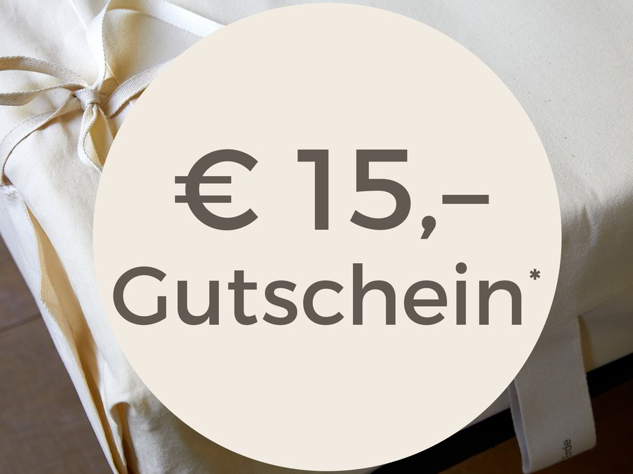 Ihr Gutschein als Dank für die Rückgabe der Matratzen-Transporthülle