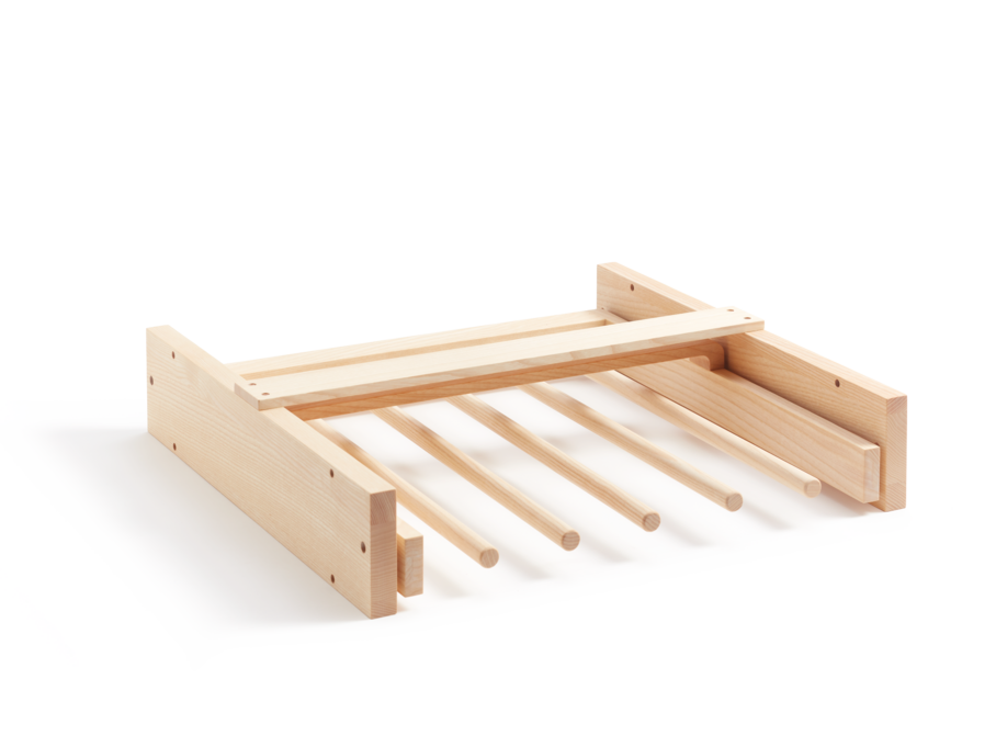 Hosenrechen für Kleiderschrank Kurido/ Hiraki Innenlebenbreite 56 cm, Esche
