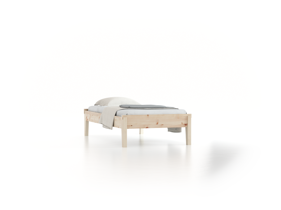 Bett Alpina ohne Betthaupt, 100 x 200 cm, Zirbe
