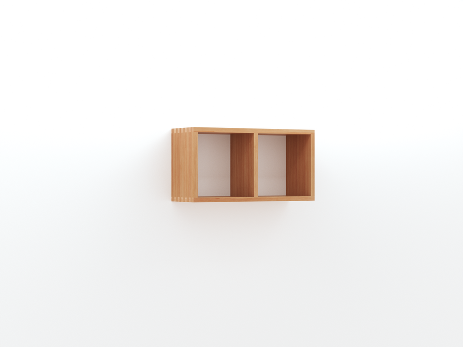 Hängeregal Galanto, 60x20x31 cm, Buche