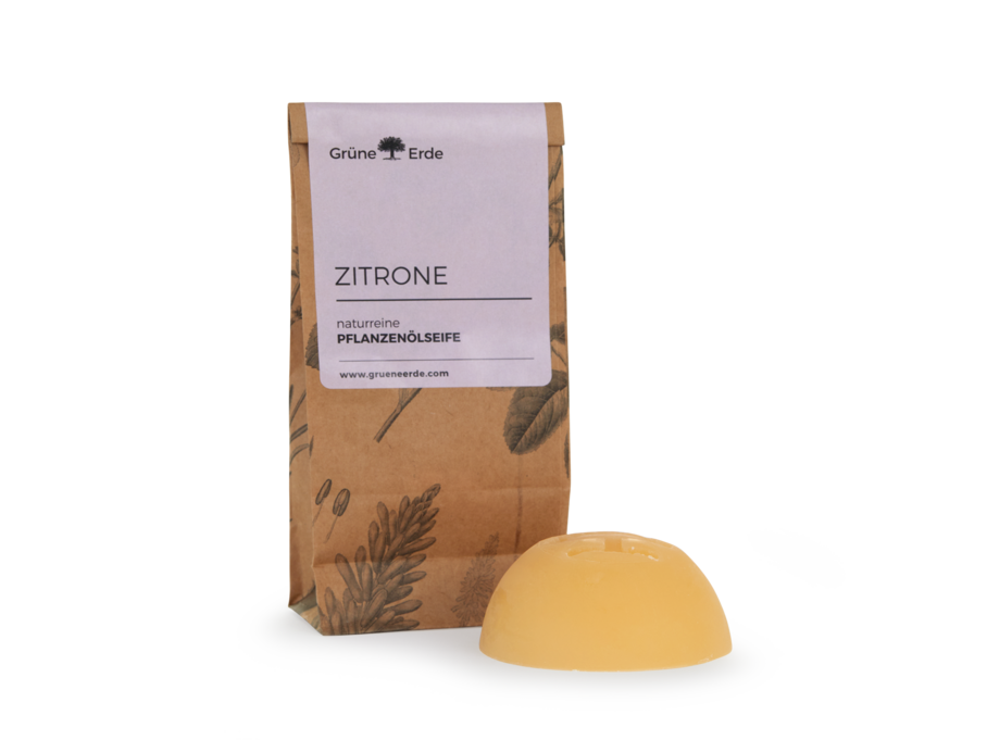 ZITRONE naturreine Pflanzenölseife