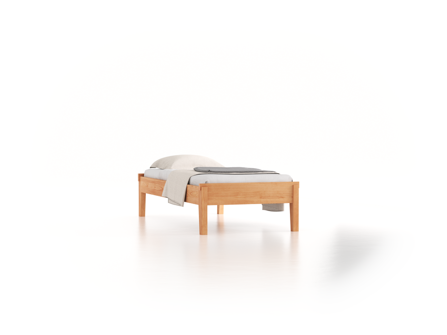 Bett Alpina ohne Betthaupt, 90 x 200 cm, Buche