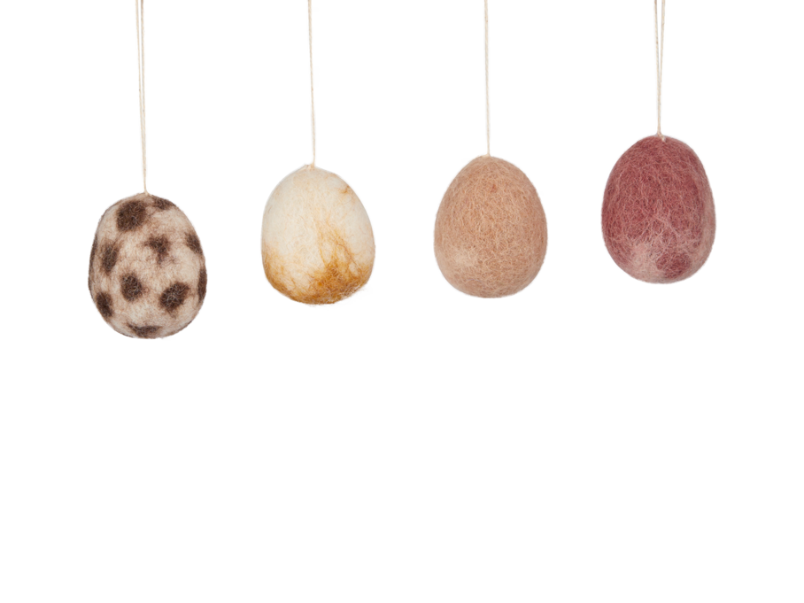 4er-Set Eier terra