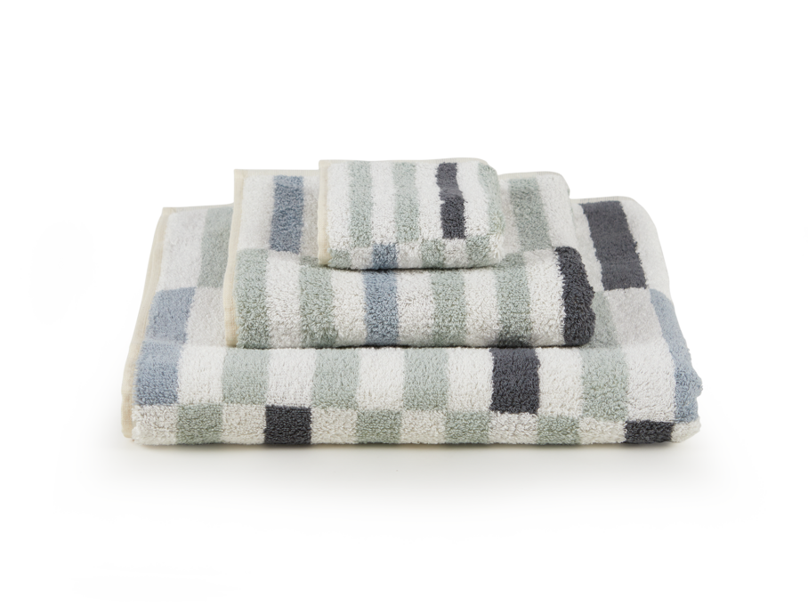 Duschtuch Jacquard, aquamarin