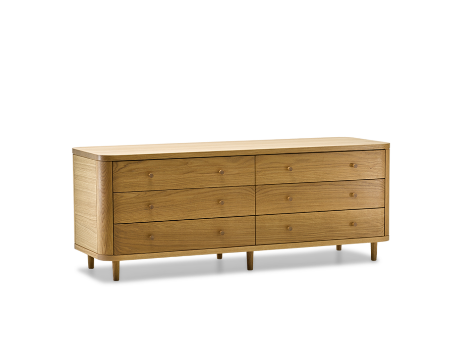 Tonda Ladenschrank Eiche 6 Laden