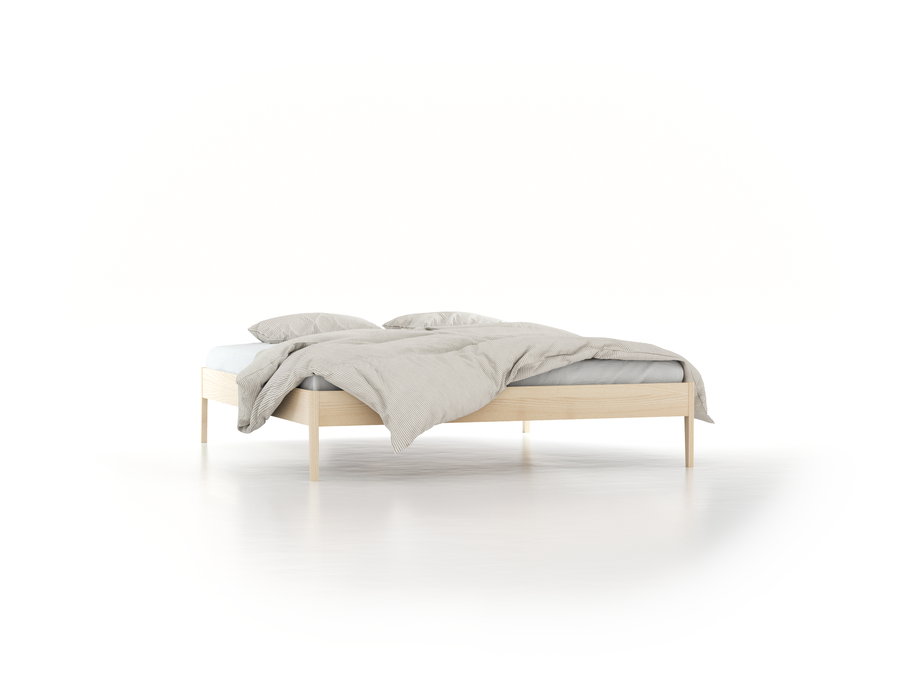 Bett Almeno, 180 x 200 cm, ohne Betthaupt, Esche