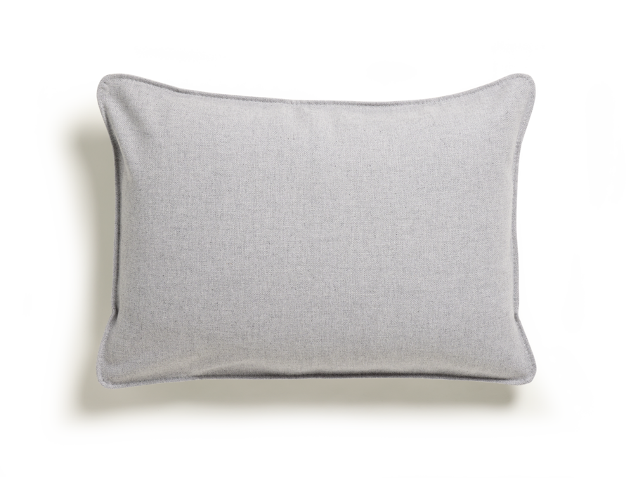 Sofakissen Doppio, Wollstoff Kaland Kiesel