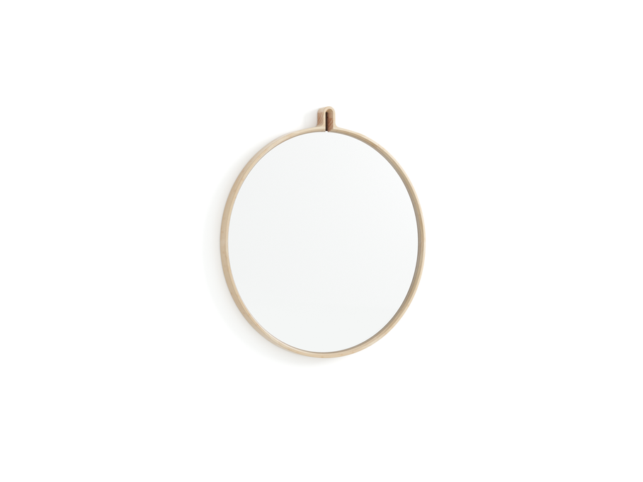 Spiegel Abea, Ø73 x H 79 cm, Esche