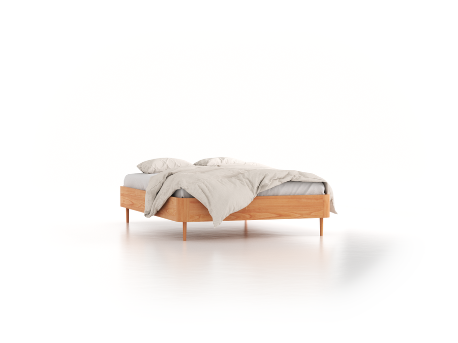 Bett Tonda ohne Betthaupt, 140 x 200 cm, Buche