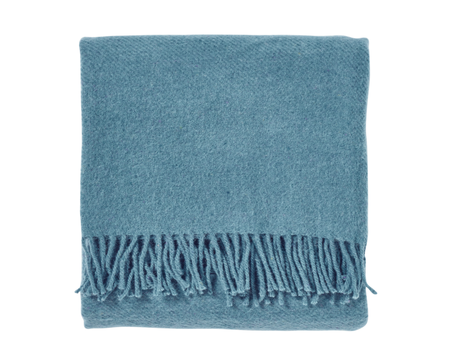 Wohndecke Andro, rauchblau