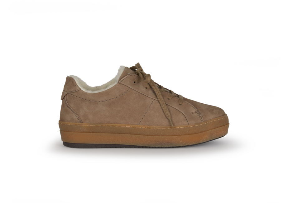 gefütterter Halbschuh, sand
