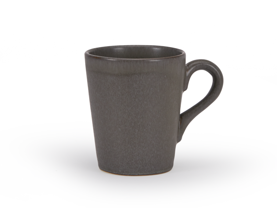 Tasse aus Keramik, grau