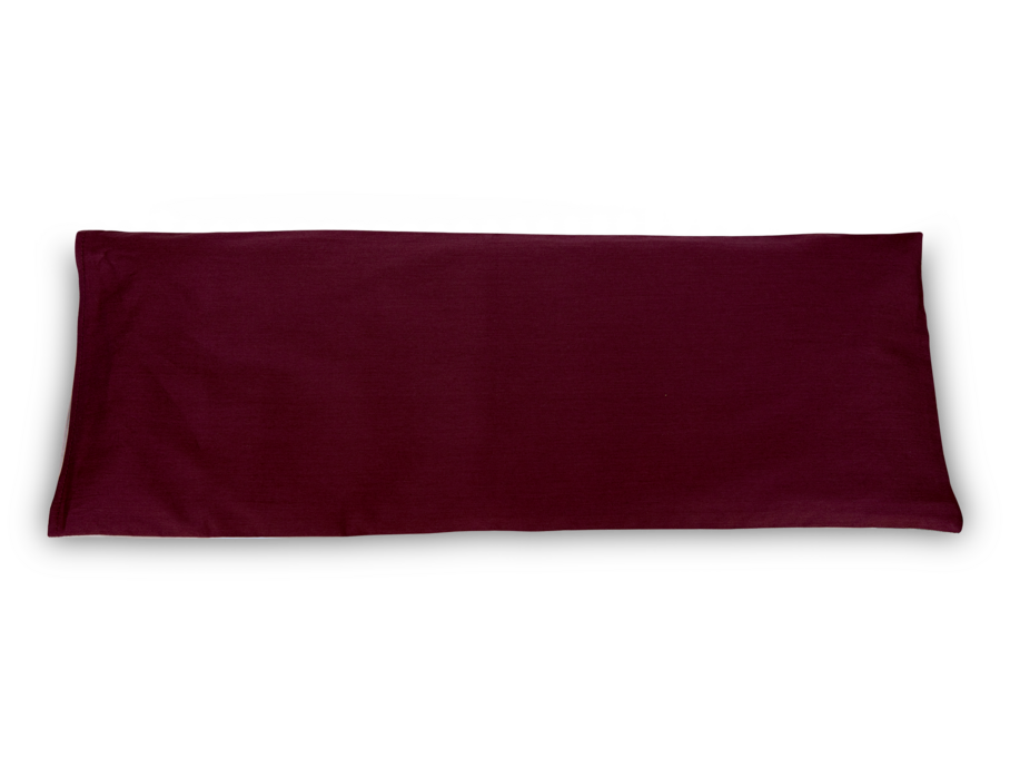 Überzug für Kirschkern-Wärmekissen, merlot/sand