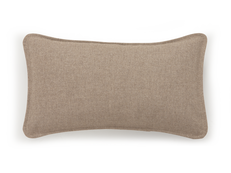 Sofakissen Doppio, 30 x 50 cm, Wollstoff Elverum Haselnuss