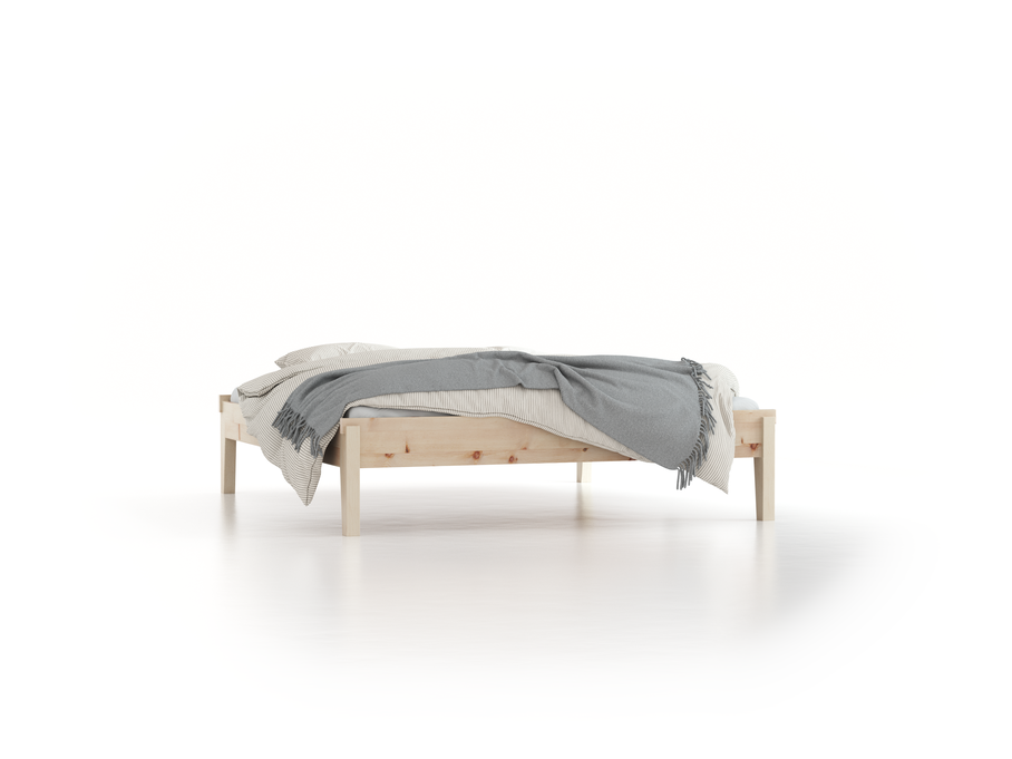 Bett Alpina ohne Betthaupt, 180 x 200 cm, Zirbe
