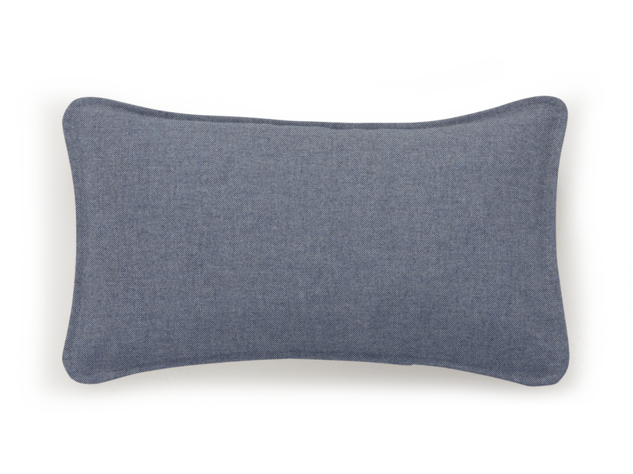 Sofakissen Doppio, 30 x 50 cm, Wollstoff Elverum Ozean 