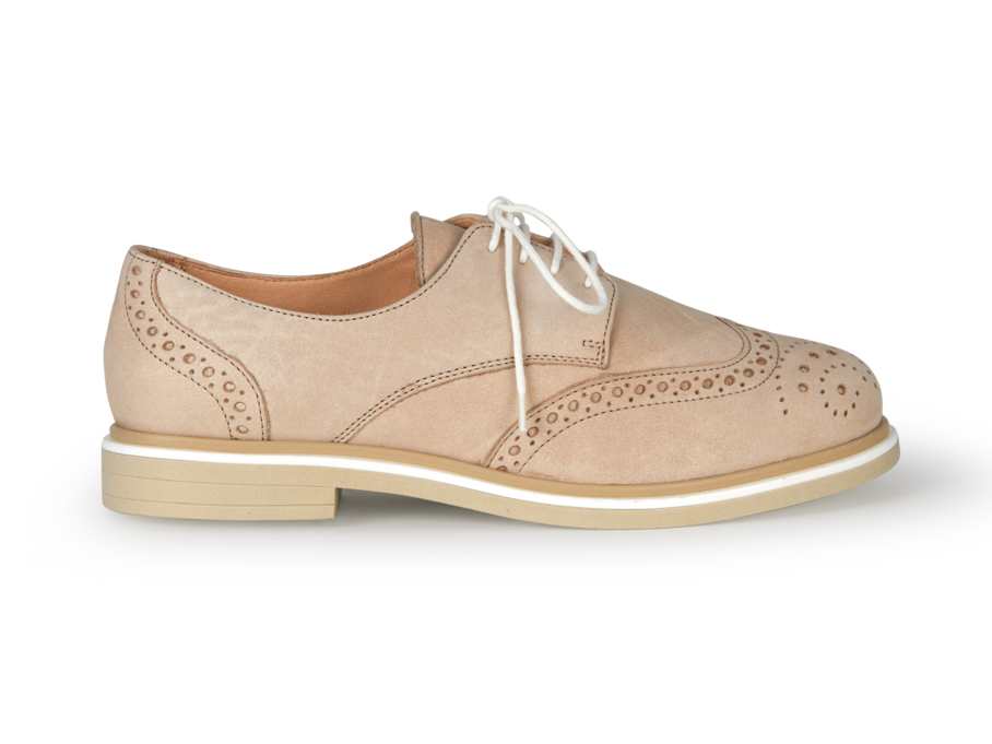 Halbschuh Budapester, sand
