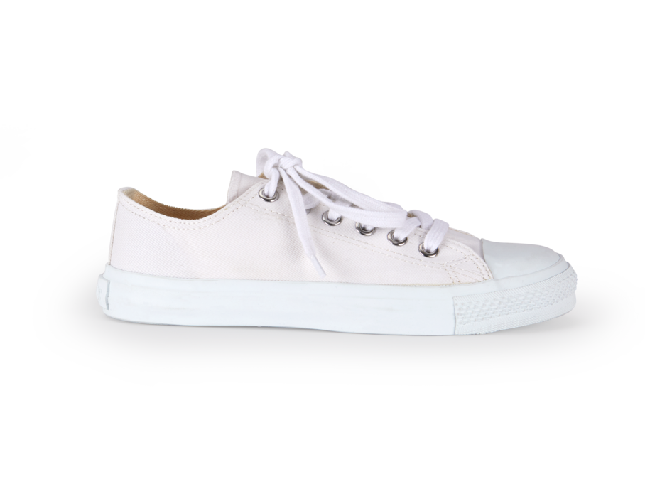 Baumwoll-Sneaker, weiss