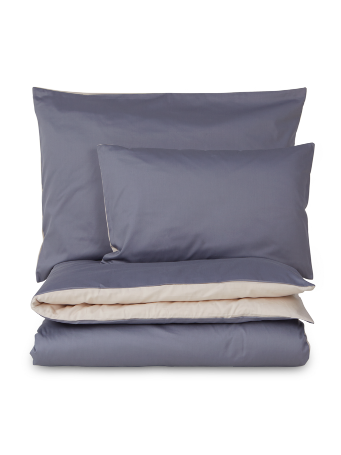 Bettwäsche JESPER, pastellblau/creme