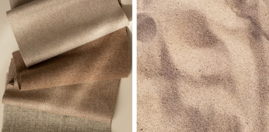 Leitfarbe Sand: Helle Brauntöne